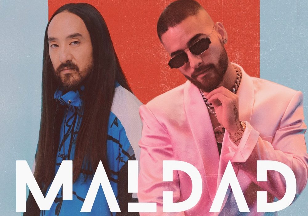 Portada de Maldad de Steve Aoki & Maluma