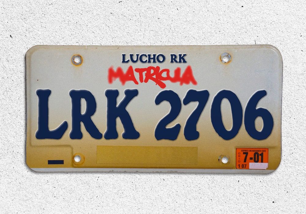Portada de Matrícula de Lucho RK, Juacko